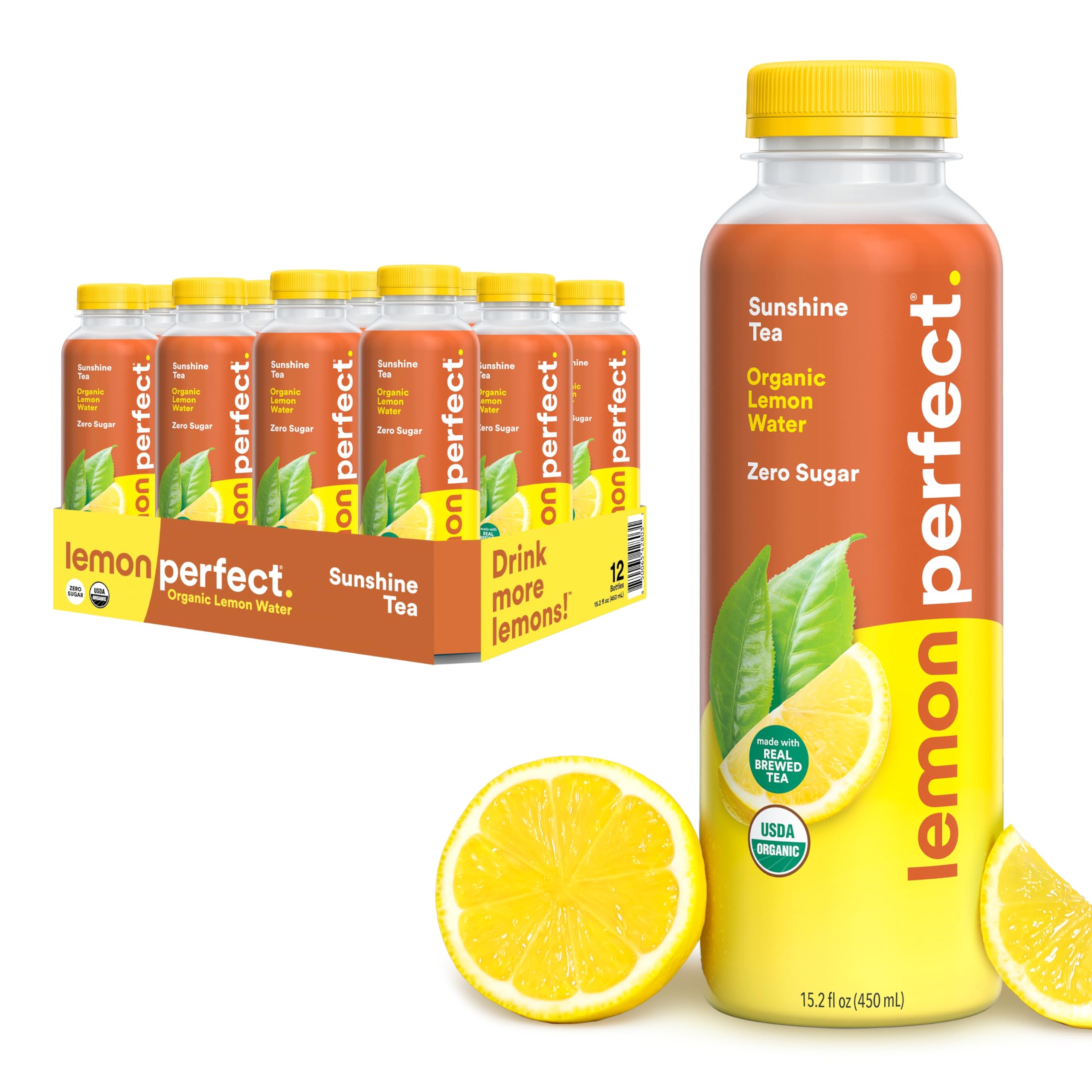 Amazon.com: Lemon Perfect Sunshine Tea, Half Flavored Lemon Water